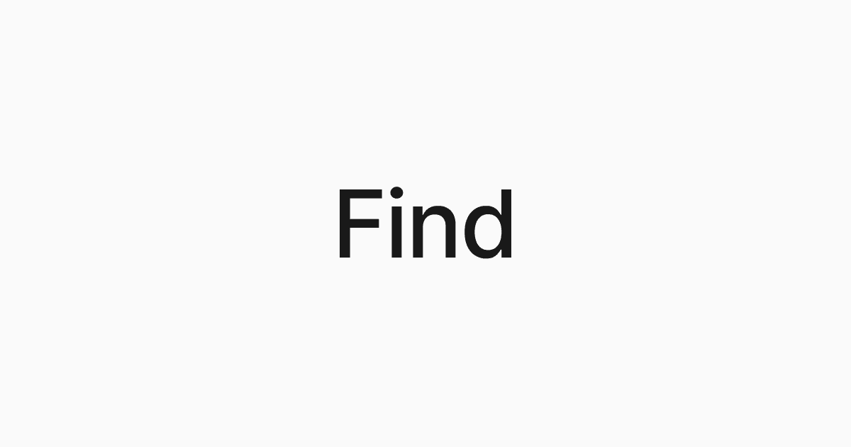 Find Design