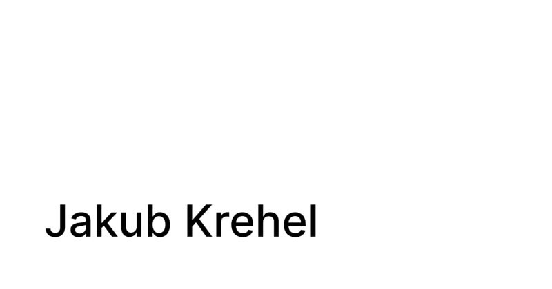 Jakub Krehel