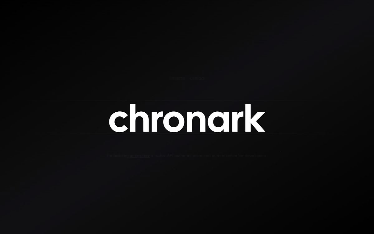 Screenshot of chronark