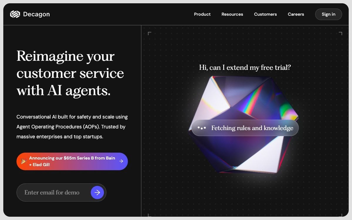 Screenshot of Decagon