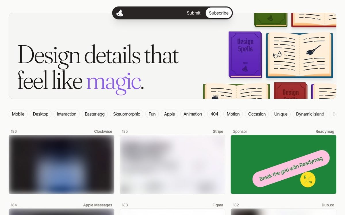 Screenshot of Design Spells