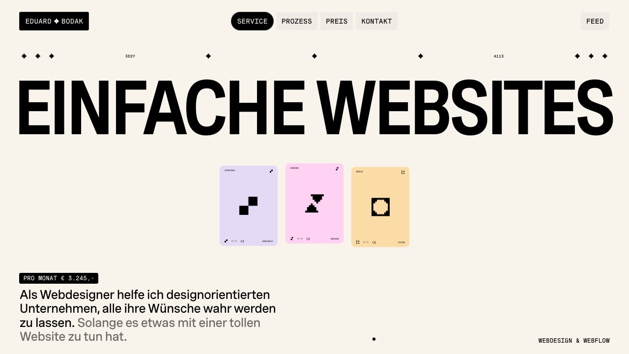 Screenshot of Webdesigner aus Köln