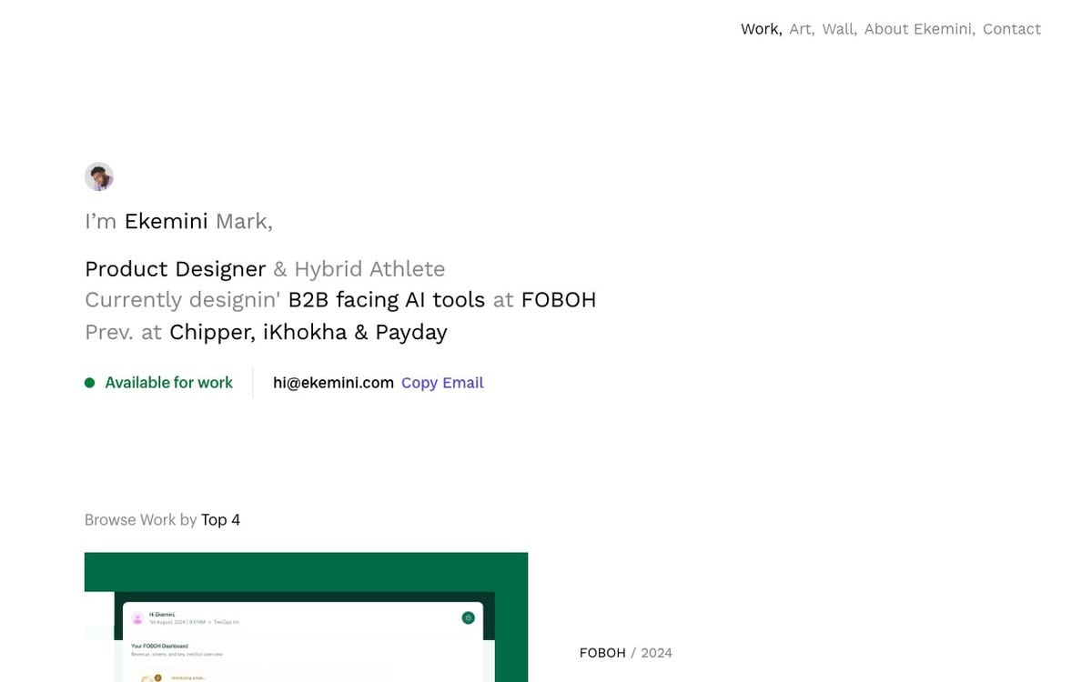 Screenshot of Ekemini