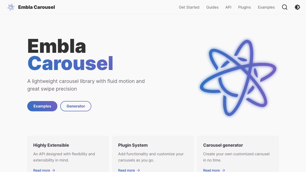 Screenshot of Embla