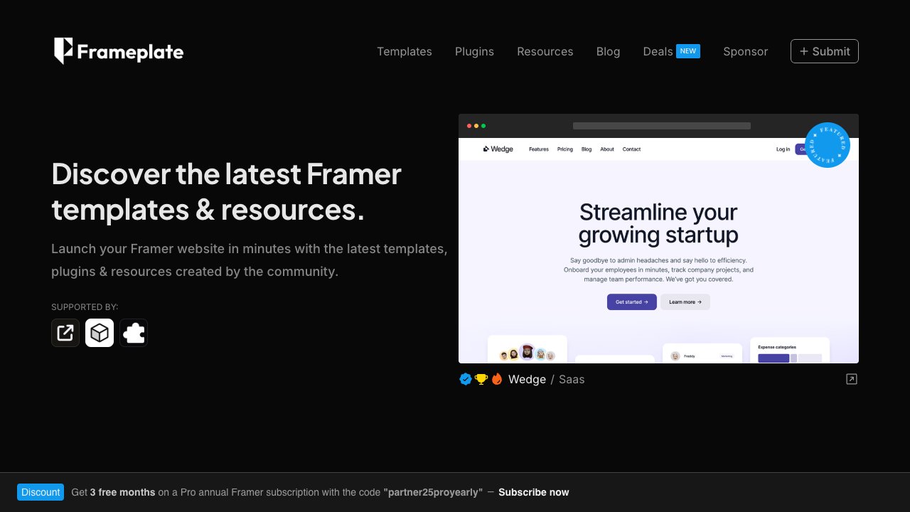 Screenshot of Frameplate