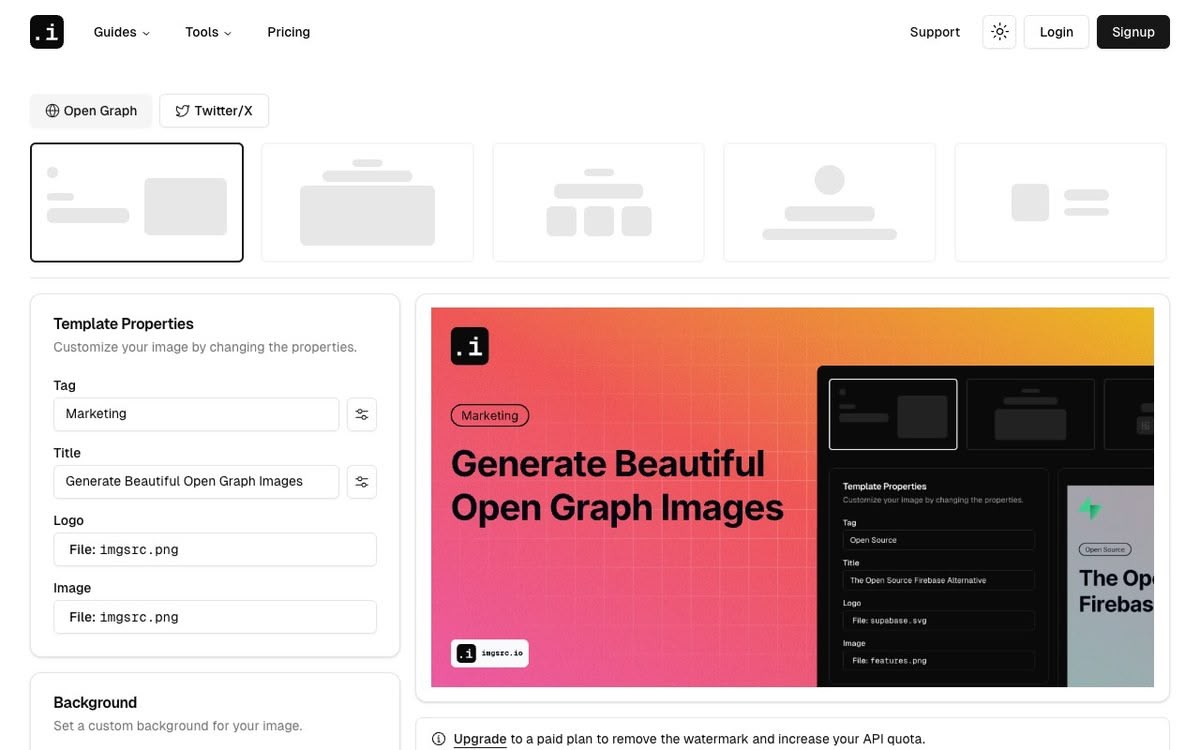 Screenshot of imgsrc