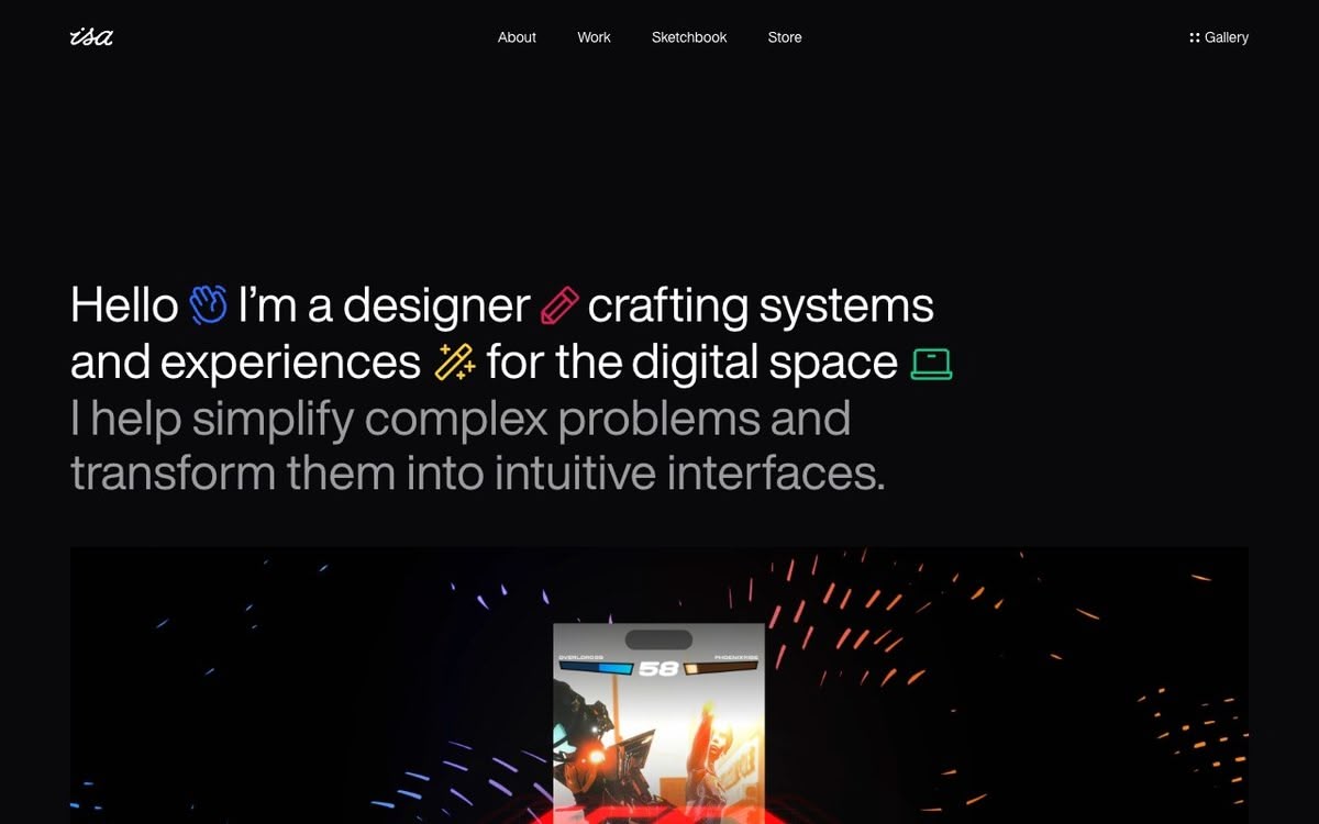 Screenshot of Isa Pinheiro
