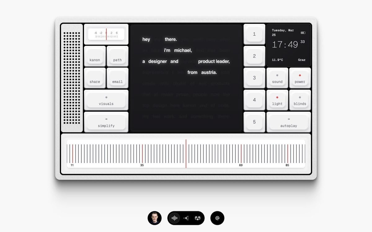 Screenshot of Michael Sommer