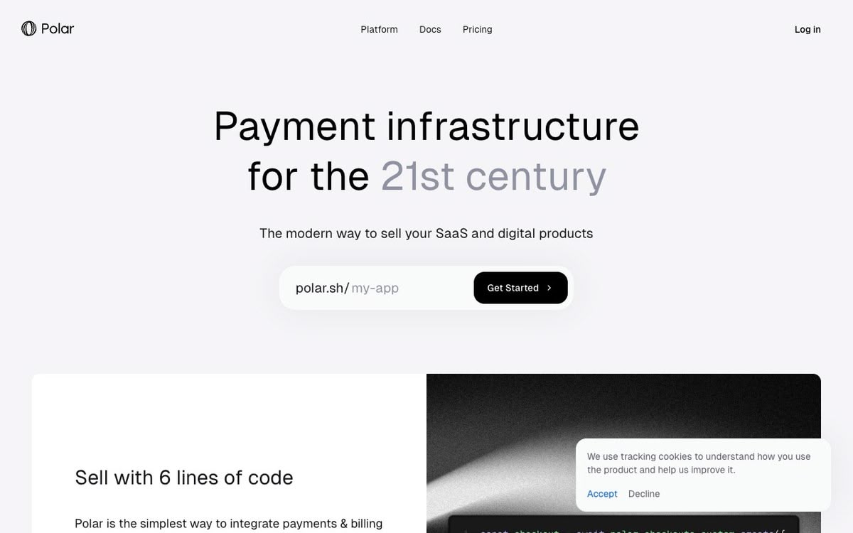 Screenshot of Polar