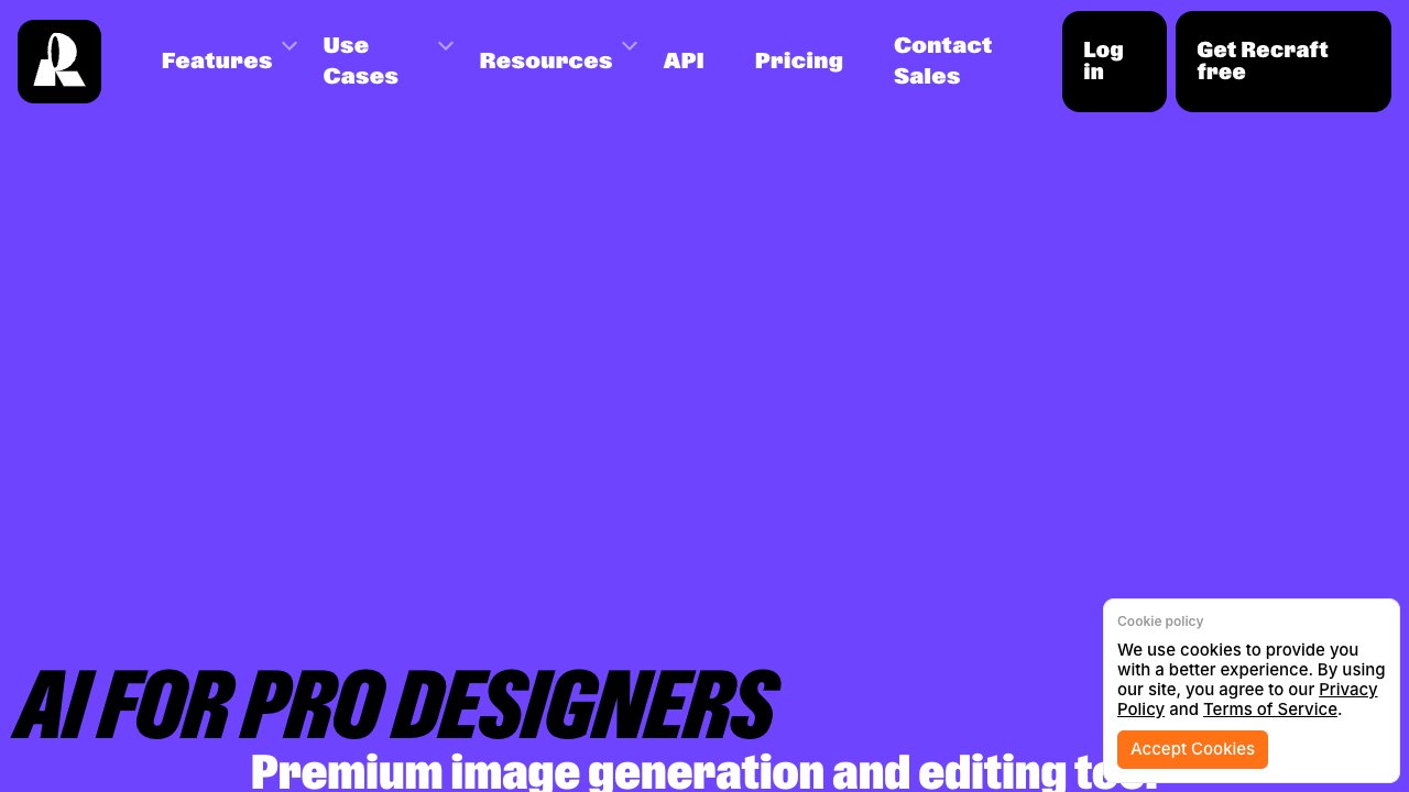 Screenshot of Recraft