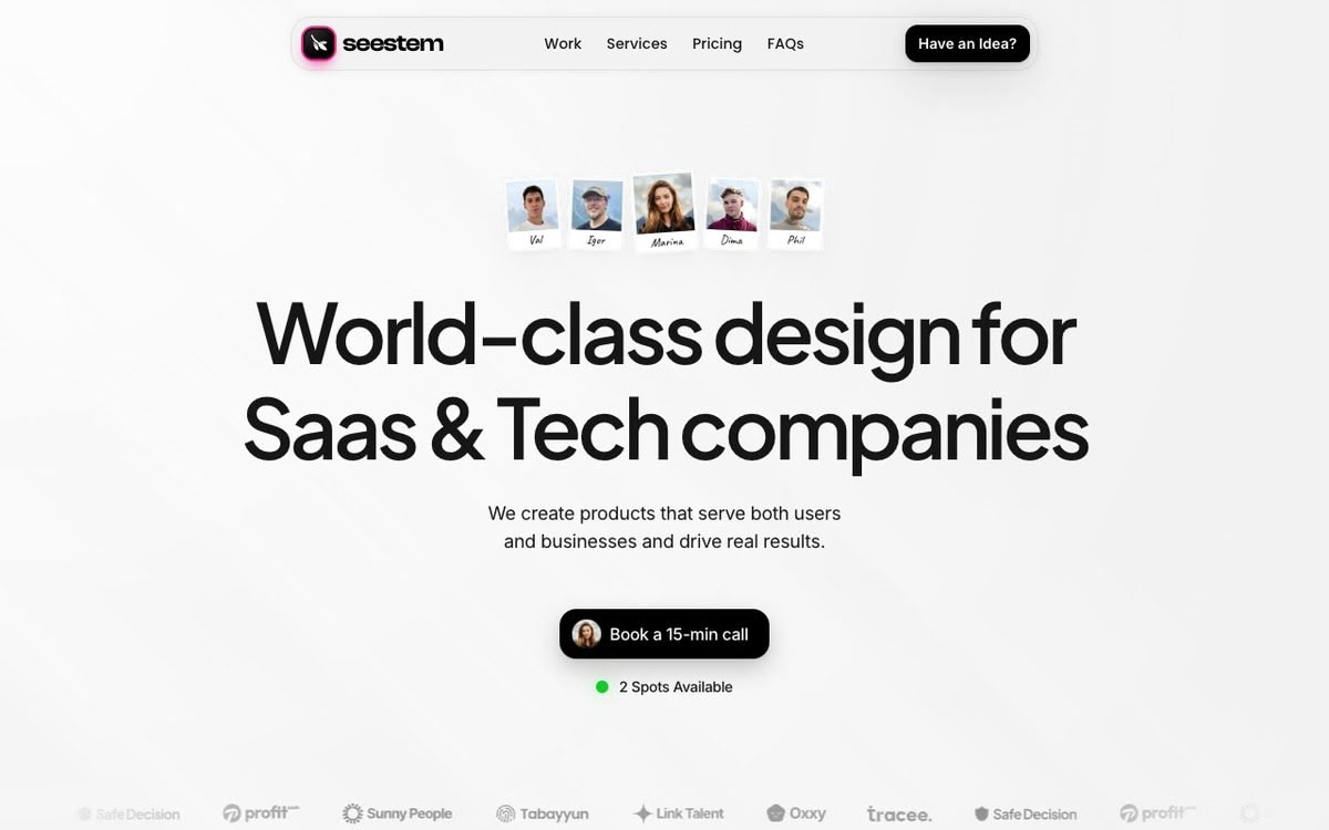 Screenshot of Seestem