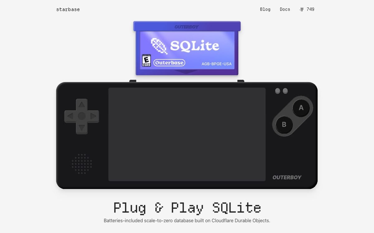 Screenshot of SQLite on the edge